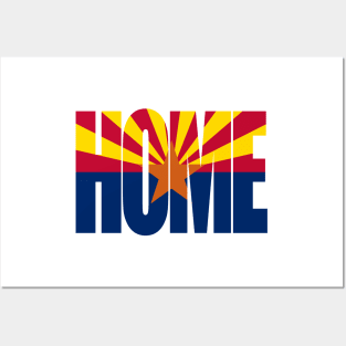 Arizona Home - State Flag Posters and Art